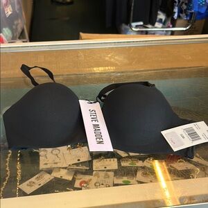 Steve Madden Black Classic Bra Intimates